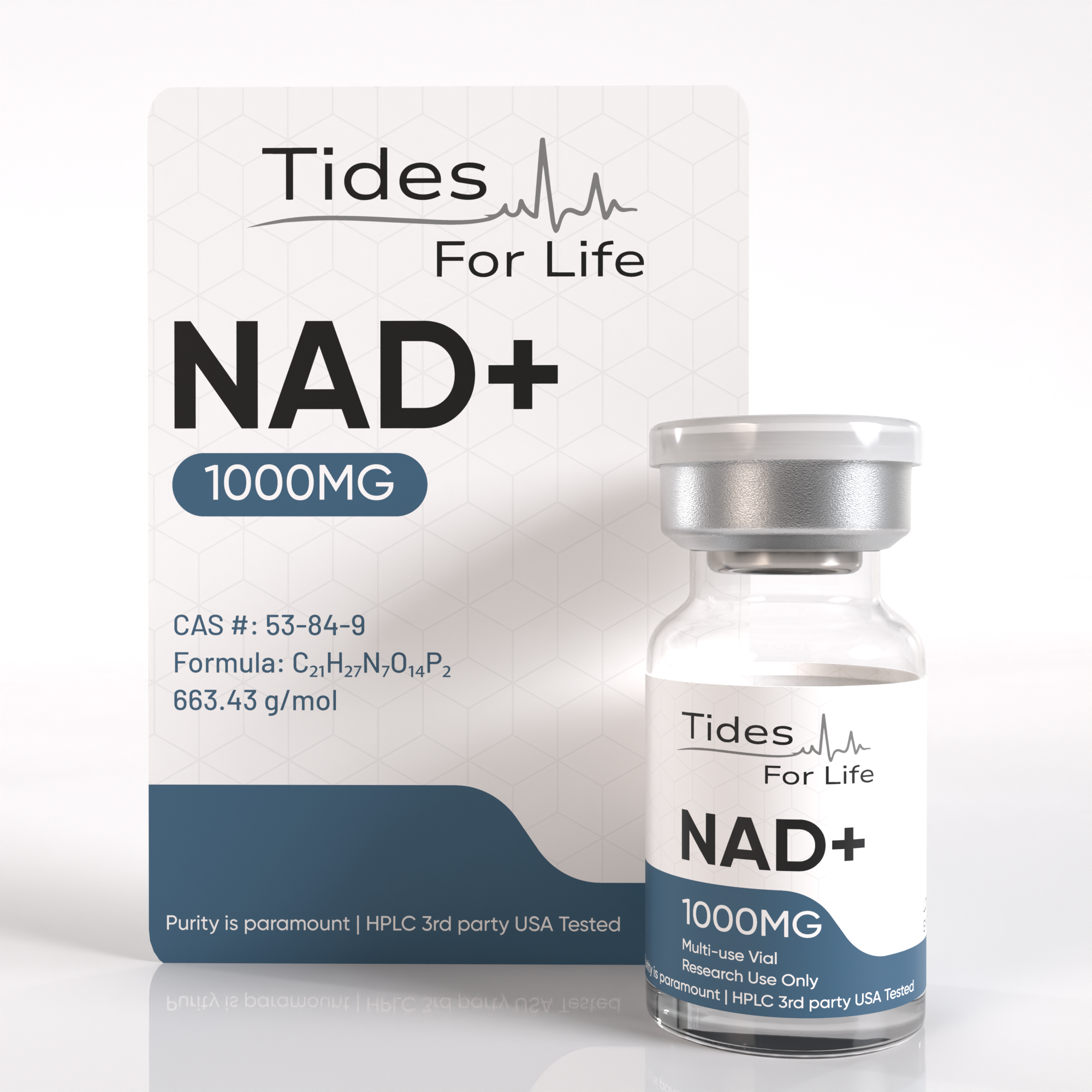 NAD+ 1000MG-01 card and vial mockup